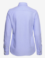 Polo Ralph Lauren - Striped Knit Oxford Shirt - long-sleeved shirts - harbor island blue - 2