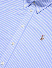 Polo Ralph Lauren - Striped Knit Oxford Shirt - pitkähihaiset kauluspaidat - harbor island blue - 6