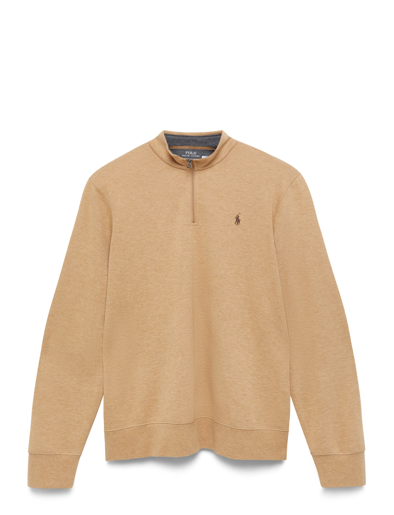 Polo Ralph Lauren Luxury Jersey Quarter-Zip Pullover - Grey - XXL 2