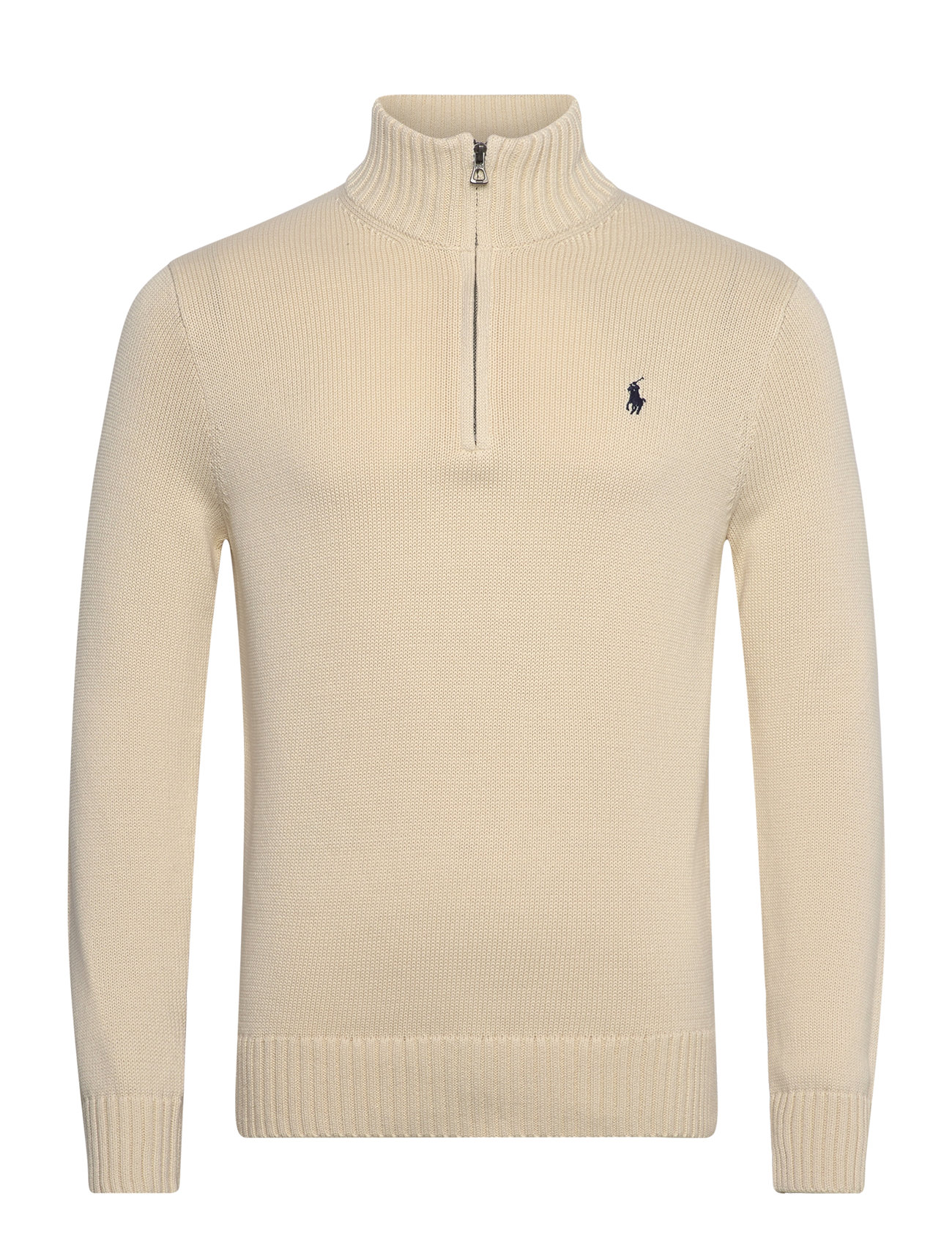 Polo Ralph Lauren Cotton Quarter-Zip Mockneck Sweater - - L 2