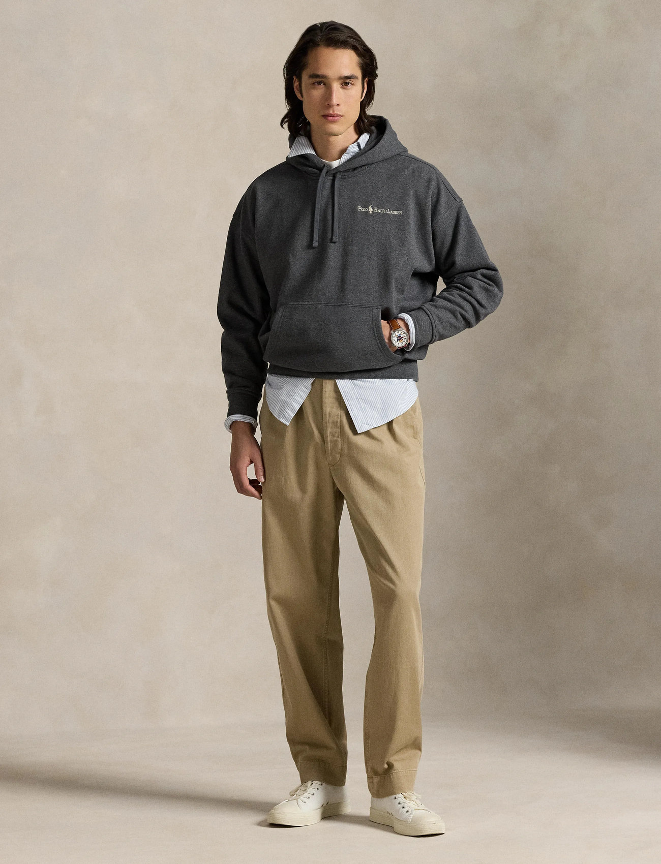 Polo Ralph Lauren Relaxed Fit Logo Fleece Hoodie - - XS 2