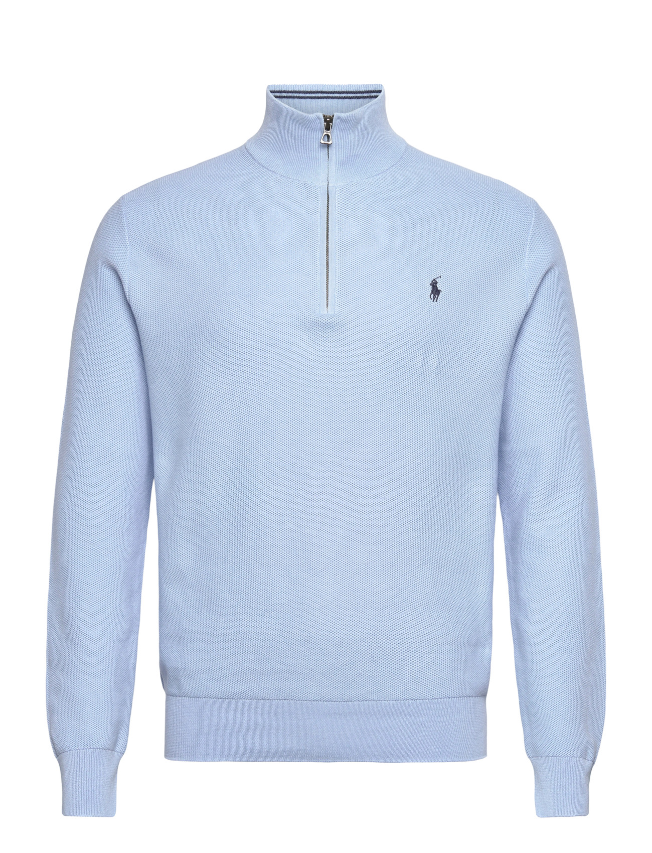 Polo Ralph Lauren Mesh-Knit Cotton Quarter-Zip Sweater - - XS 2