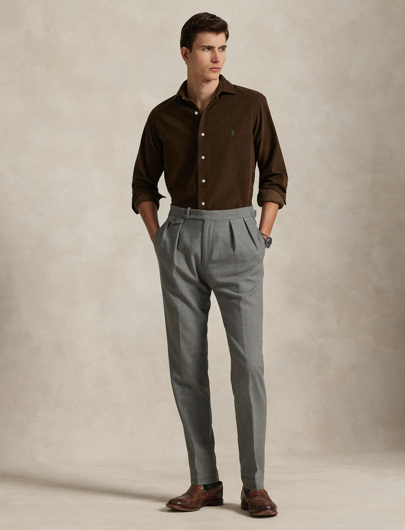 Polo Ralph Lauren Custom Fit Corduroy Shirt - - L 1
