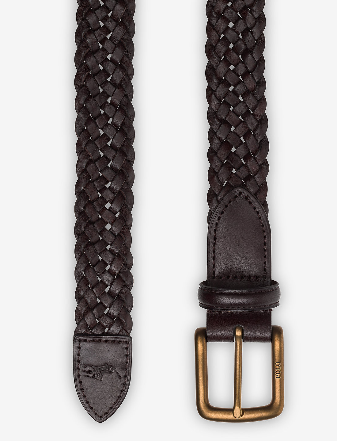 Braided Vachetta Leather Belt