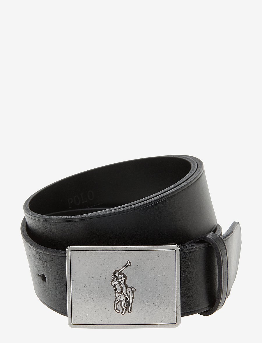 Polo Ralph Lauren - 36MM PP PLAQUE BELT - klassische gürtel - black - 0