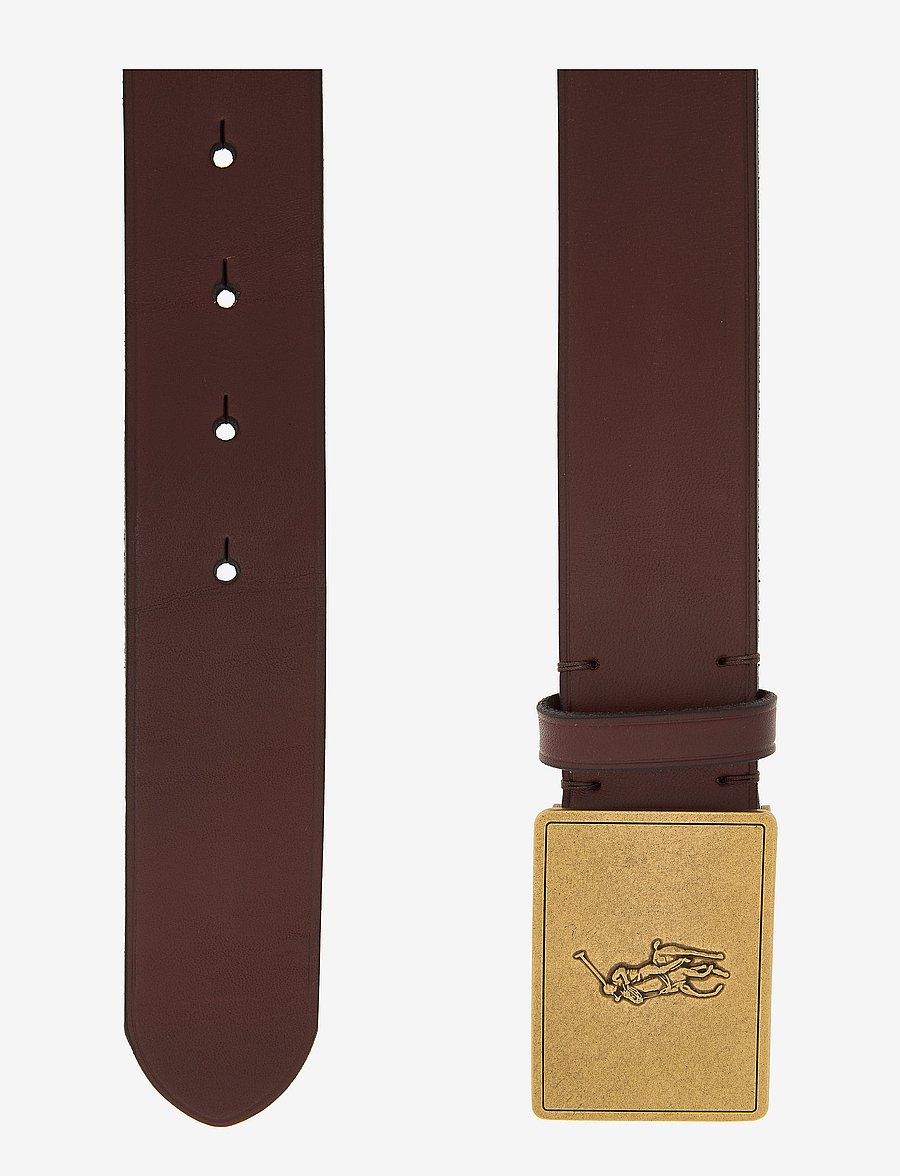 Polo Ralph Lauren - 36MM PP PLAQUE BELT - klassische gürtel - brown - 1