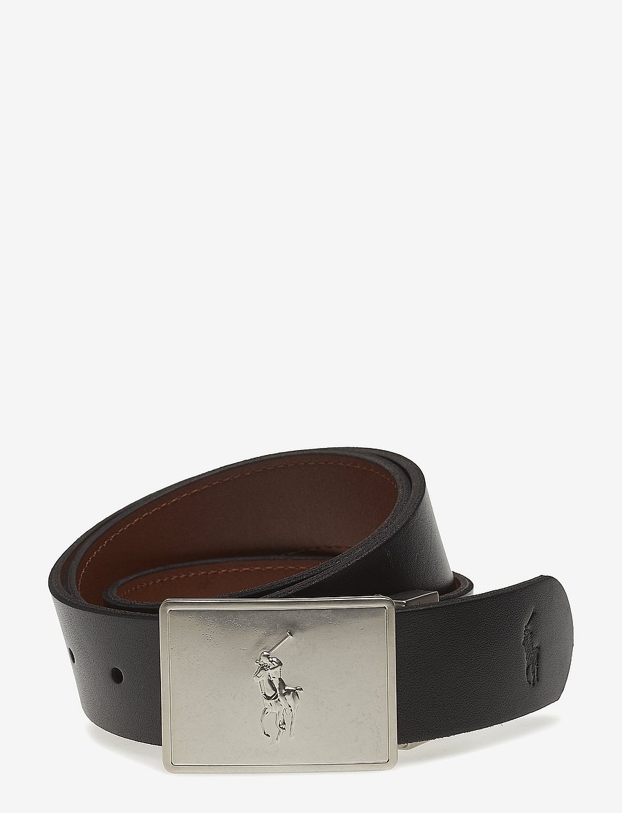 Polo Ralph Lauren - 35MM RVRS CASUAL BLT GFTBX - klassikalised vööd - black/saddle - 1