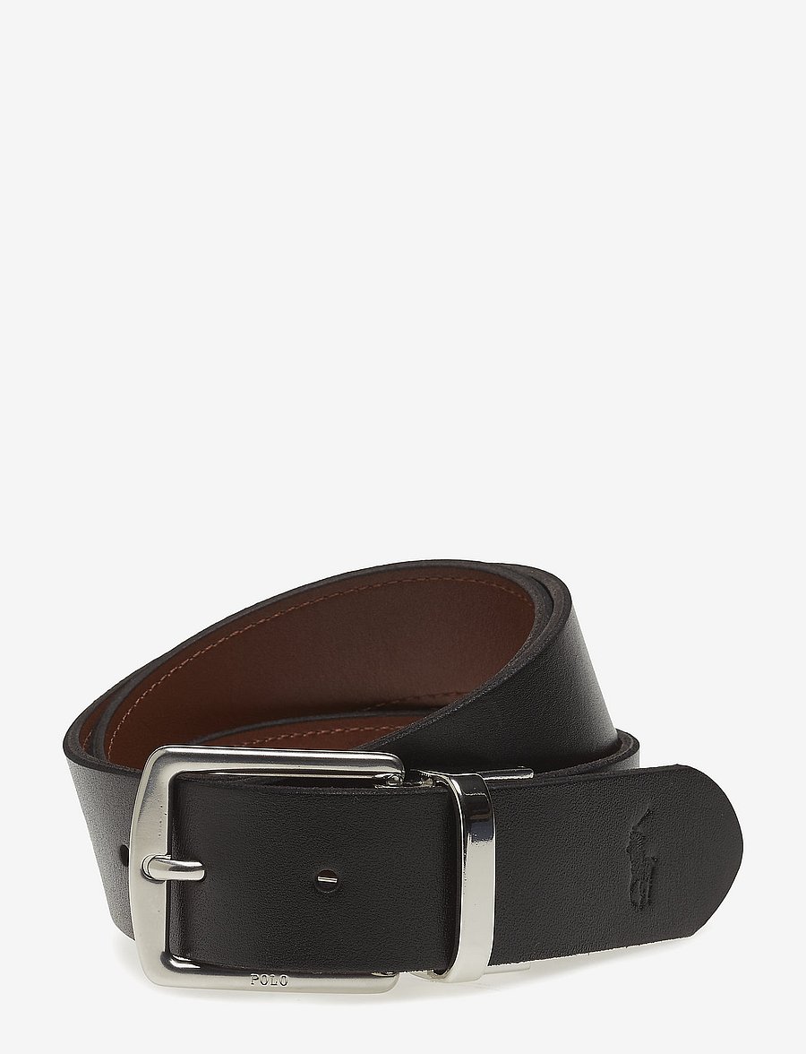 Polo Ralph Lauren - 35MM RVRS CASUAL BLT GFTBX - klassikalised vööd - black/saddle - 2