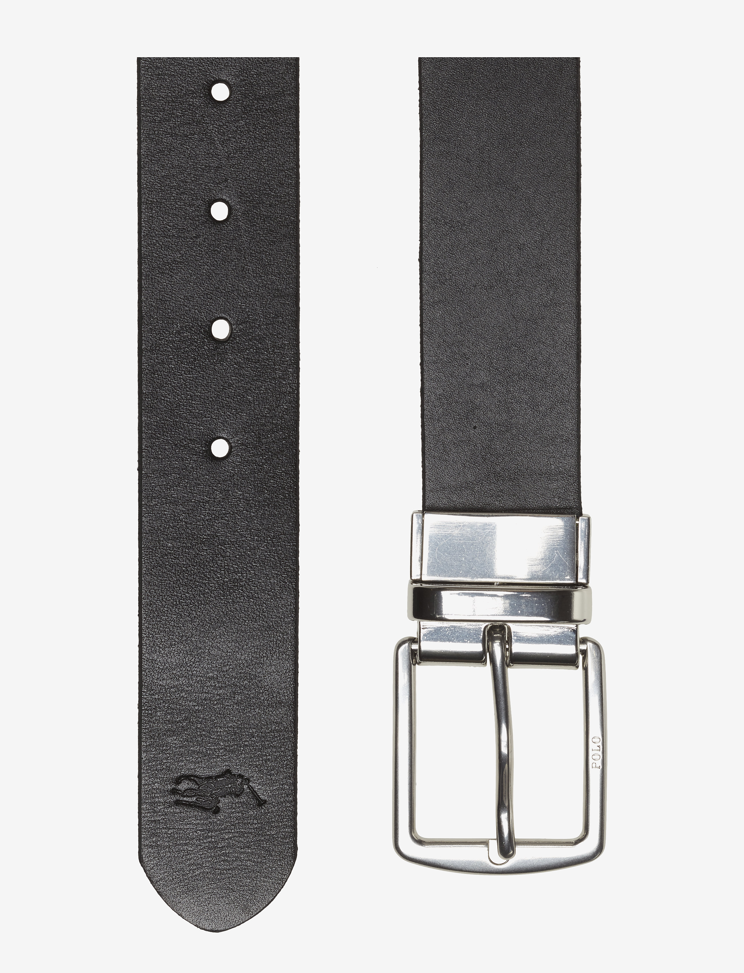 Polo Ralph Lauren - Reversible Leather Belt Gift Set - classic belts - black/saddle - 3
