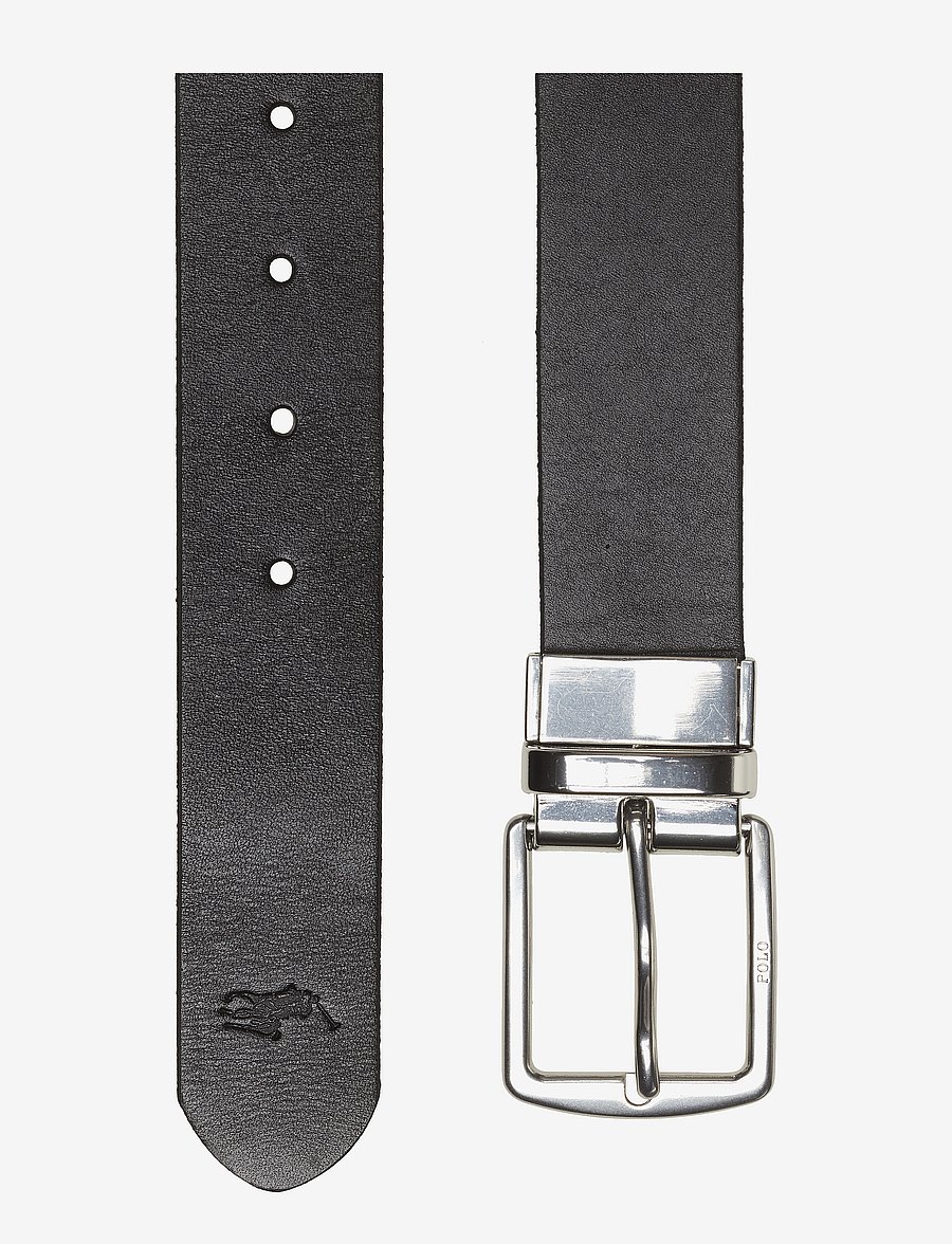 Polo Ralph Lauren - Reversible Leather Belt Gift Set - classic belts - black/saddle - 3