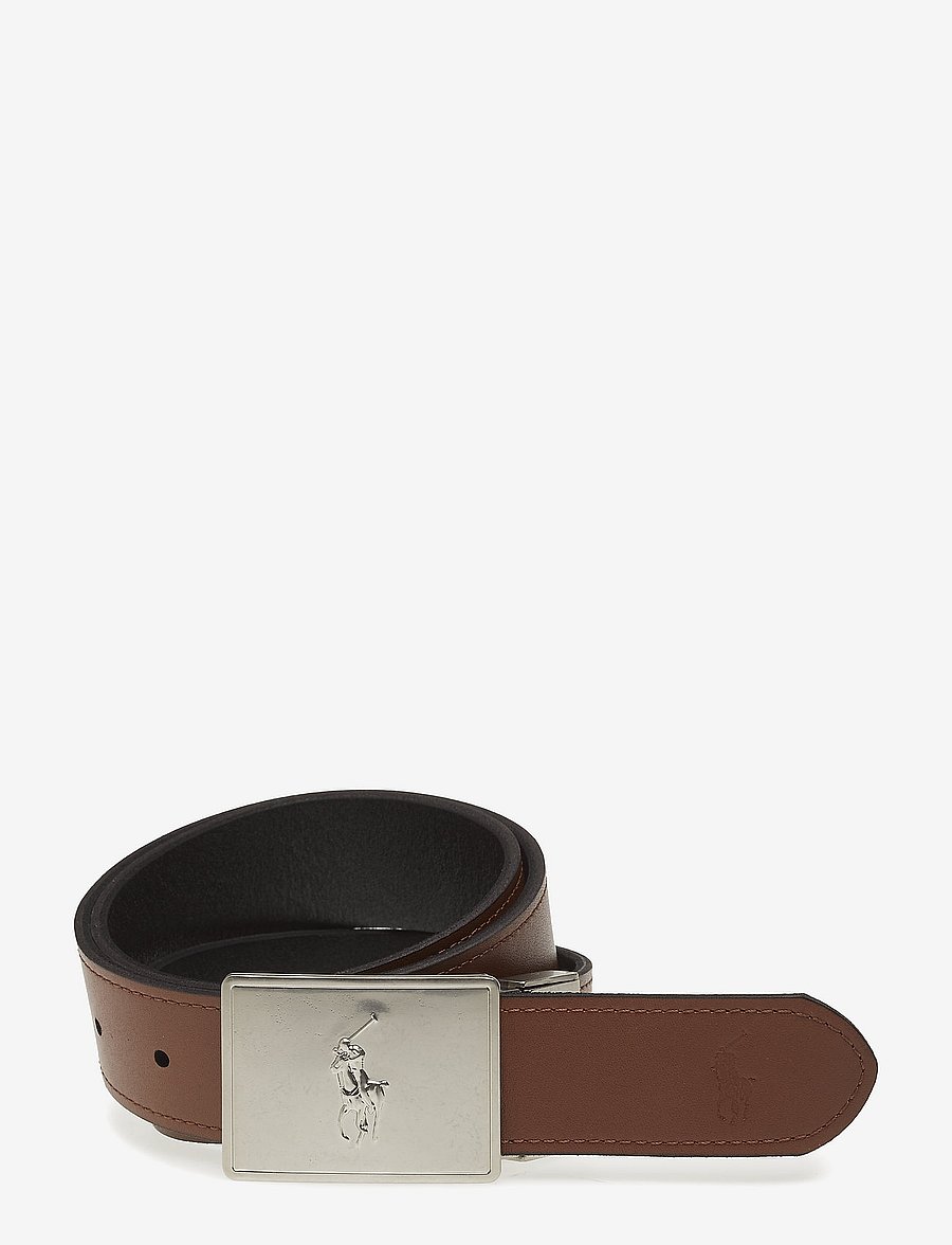 Polo Ralph Lauren - 35MM RVRS CASUAL BLT GFTBX - klassikalised vööd - black/saddle - 4