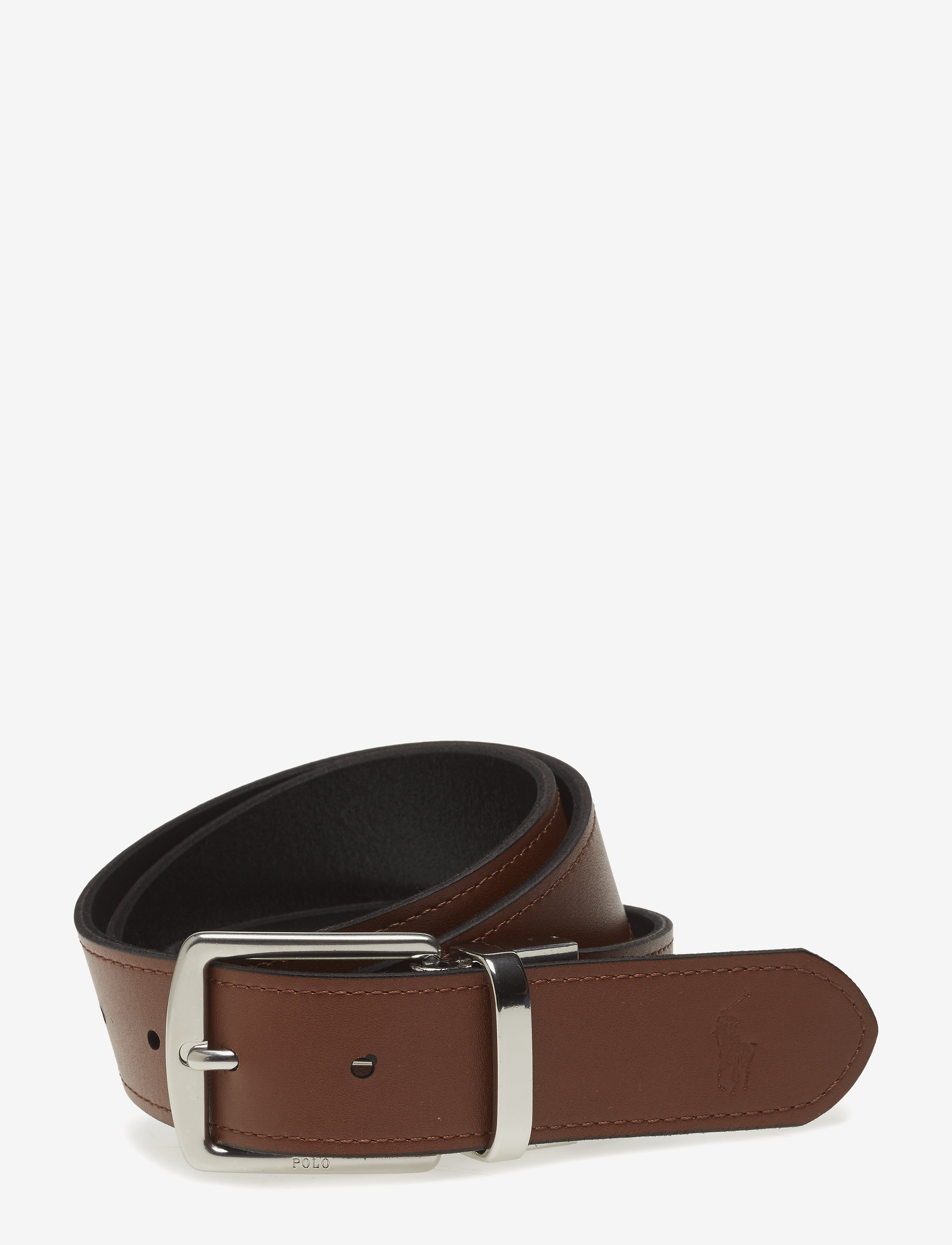 Polo Ralph Lauren - Reversible Leather Belt Gift Set - classic belts - black/saddle - 5