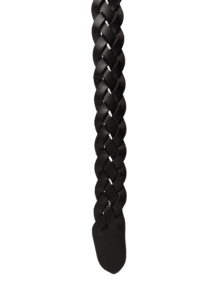 Polo Ralph Lauren - Braided Calfskin Belt - black - 2