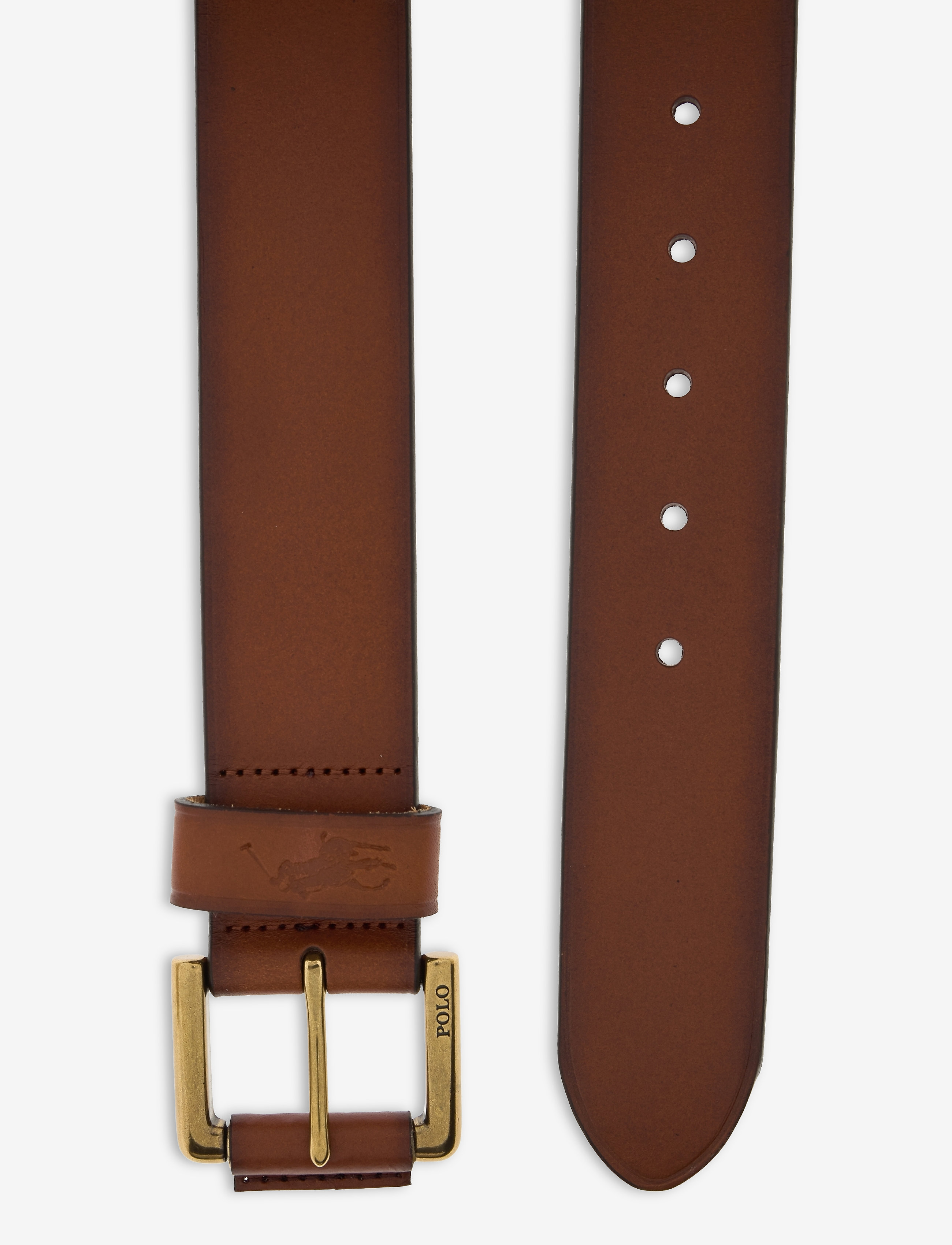 Polo Ralph Lauren - Leather Dress Belt - klassiske bælter - tan - 1