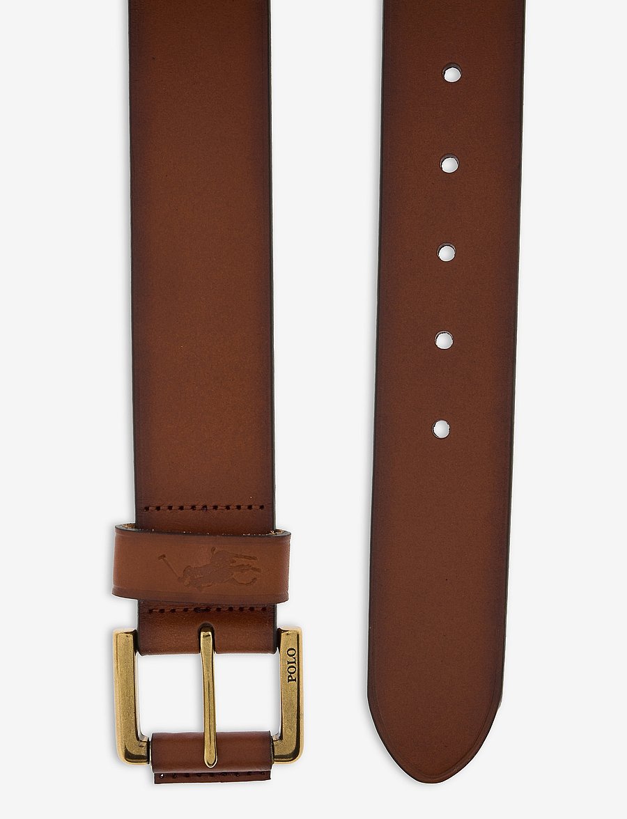 Polo Ralph Lauren - Leather Dress Belt - klassisch gürtel - tan - 1