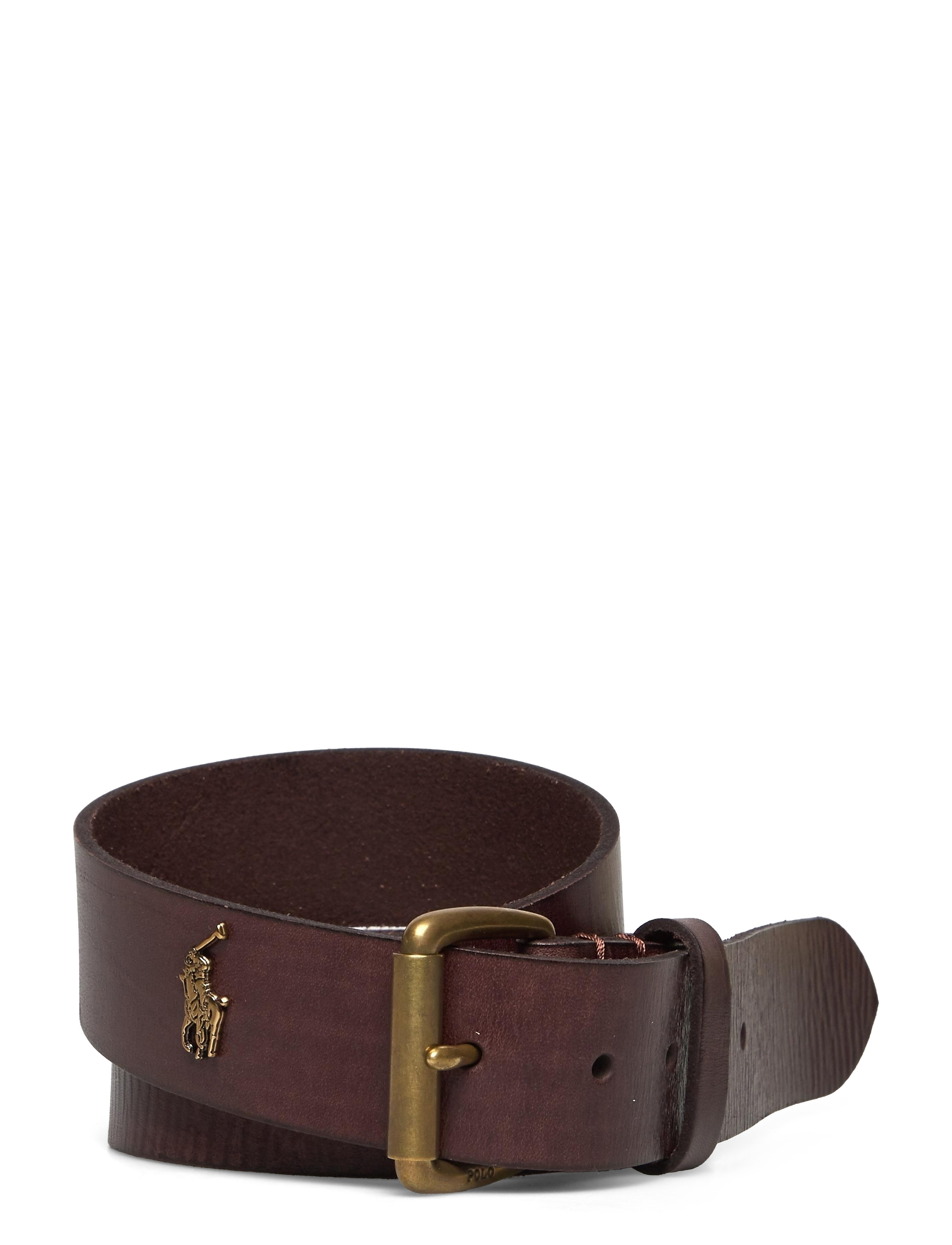 Polo Ralph Lauren - VEG LEATHER-RGD CHRM BT-CSL-TML - klassikalised vööd - brown - 1