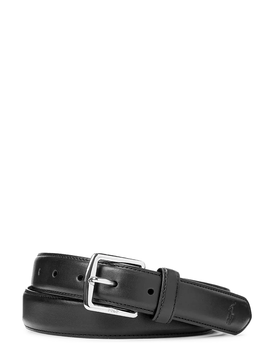 Polo Ralph Lauren - SMOOTH LEATHER-SMTH DRS BLT-CSL-SML - klassiska skärp - black - 0