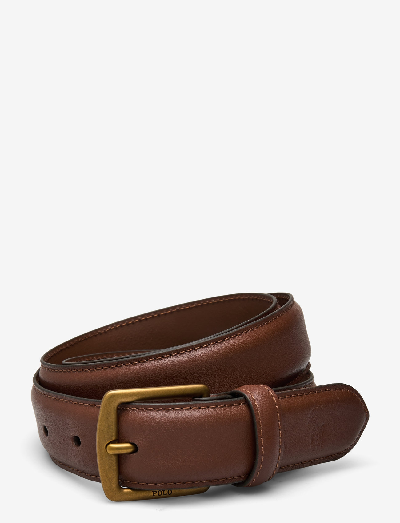 Polo Ralph Lauren - Full-Grain Leather Dress Belt - klassikalised vööd - brown - 0