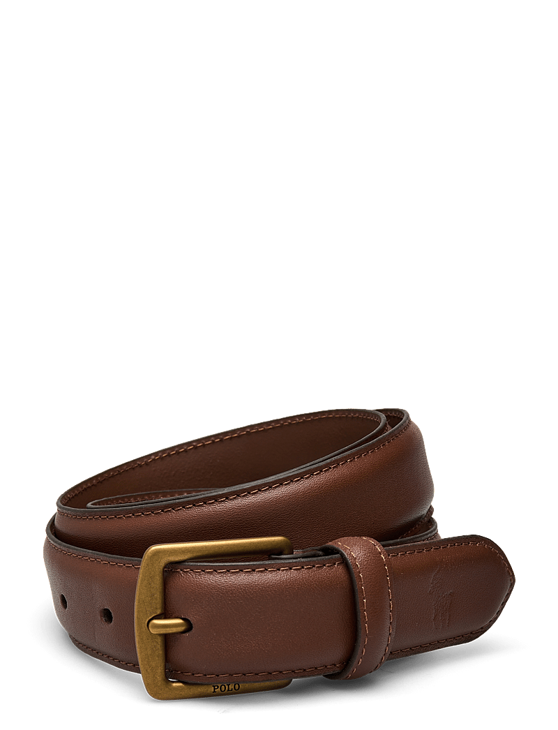 Polo Ralph Lauren - Full-Grain Leather Dress Belt - klassikalised vööd - brown - 0