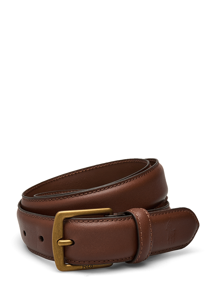 Polo Ralph Lauren - SMOOTH LEATHER-SMTH DRS BLT-CSL-SML - klassikalised vööd - brown - 0
