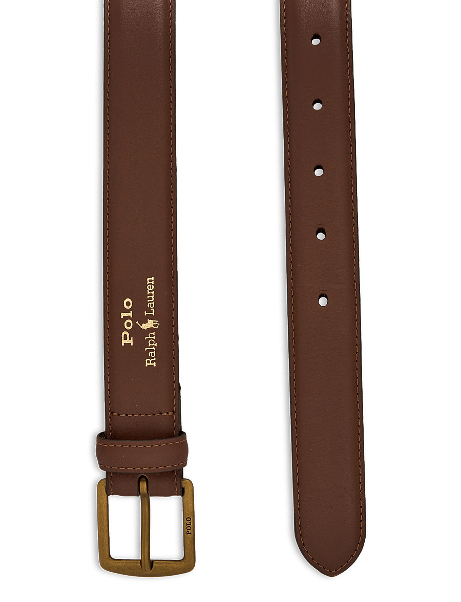 Polo Ralph Lauren - SMOOTH LEATHER-SMTH DRS BLT-CSL-SML - klassikalised vööd - brown - 1