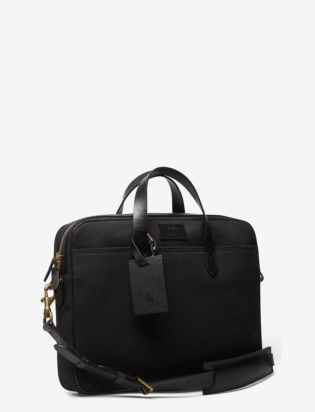 Polo Ralph Lauren Leather trim Canvas Briefcase Laptop Bags Boozt