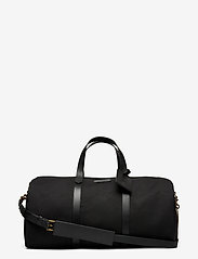 Polo Ralph Lauren - Leather-Trim Canvas Duffel - shop efter anledning - black/black - 0