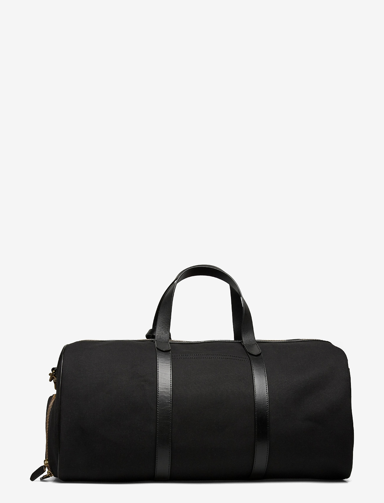Polo Ralph Lauren - Leather-Trim Canvas Duffel - shop efter anledning - black/black - 1