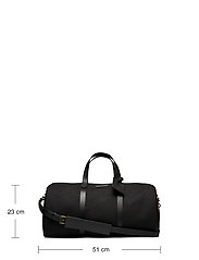 Polo Ralph Lauren - Leather-Trim Canvas Duffel - shop efter anledning - black/black - 5