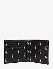 Polo Ralph Lauren - Signature Pony Leather Wallet - lommebøker - black/white - 3