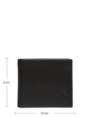 Polo Ralph Lauren - Signature Pony Leather Wallet - lommebøker - black/white - 5