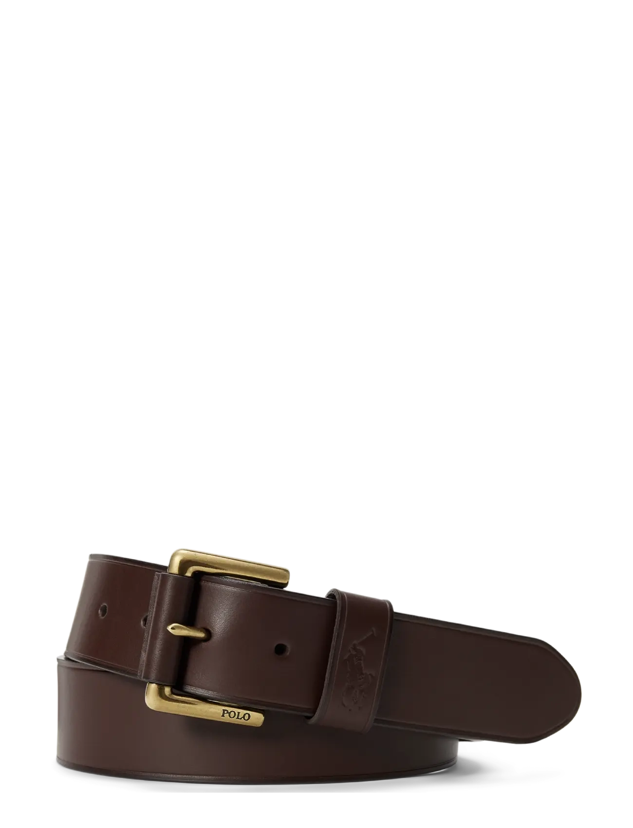 Polo Ralph Lauren LEATHER-POLO KEEP BT-BLT-MED - Accessoarer - POLO BROWN / brown