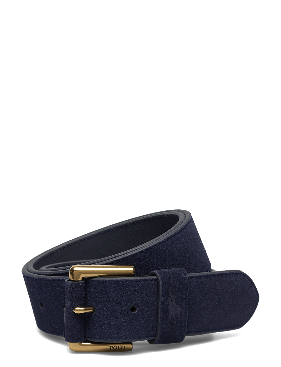 Polo Ralph Lauren - SUEDE-POLO KEEP BT-BLT-MED - classic belts - navy - 0