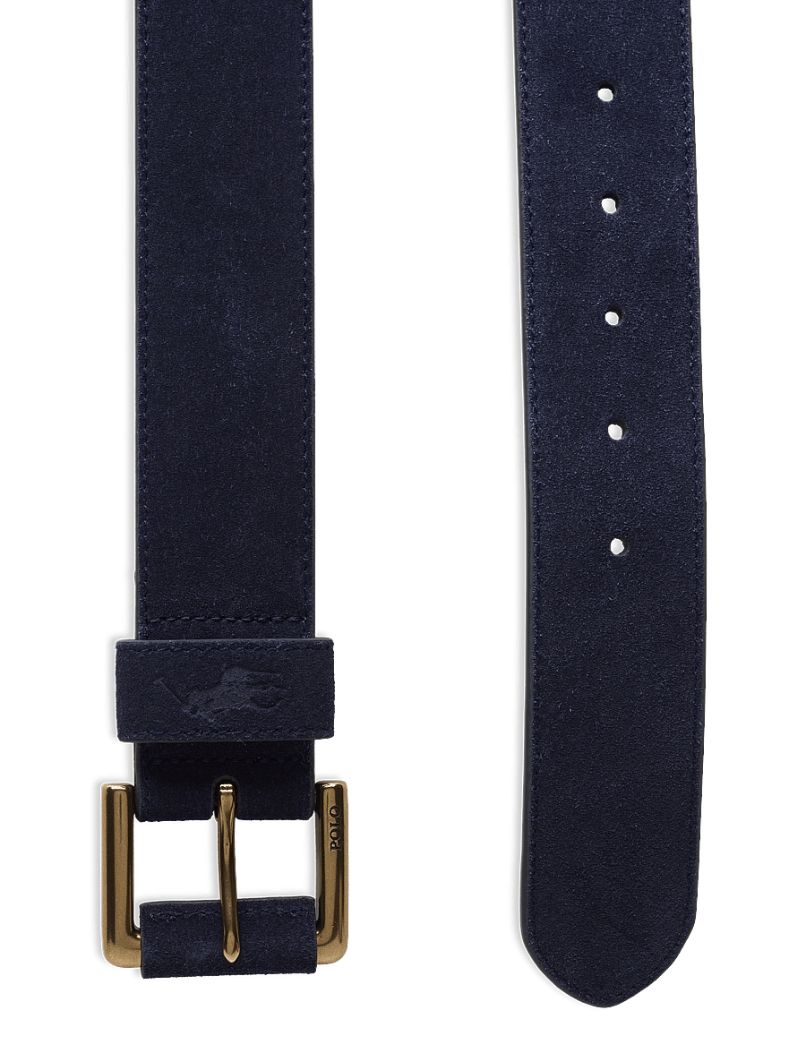 Polo Ralph Lauren - SUEDE-POLO KEEP BT-BLT-MED - classic belts - navy - 1