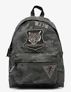 Tiger-Patch Camo Canvas Backpack, Polo Ralph Lauren