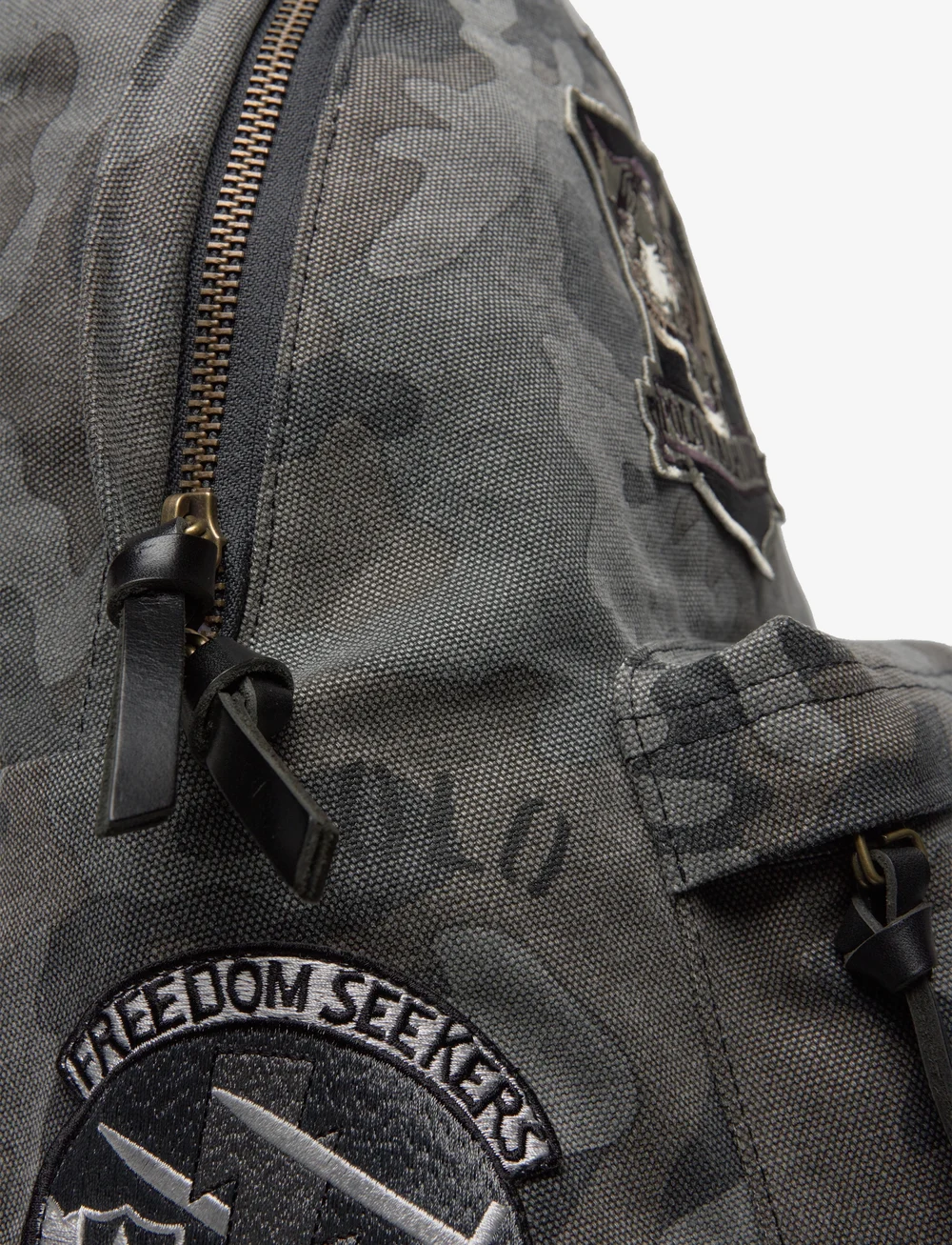 Polo Ralph Lauren Tiger patch Camo Canvas Backpack Backpacks