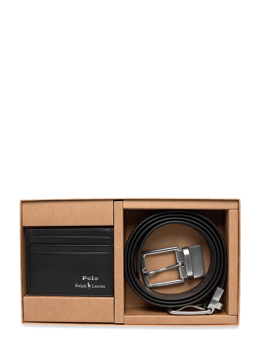 Polo Ralph Lauren - Leather Belt & Card Case Gift Set - black - 0