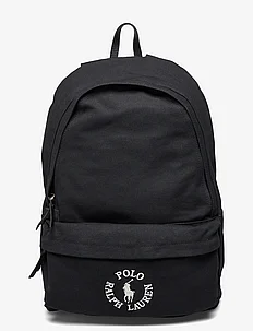 Logo-Embroidered Canvas Backpack, Polo Ralph Lauren
