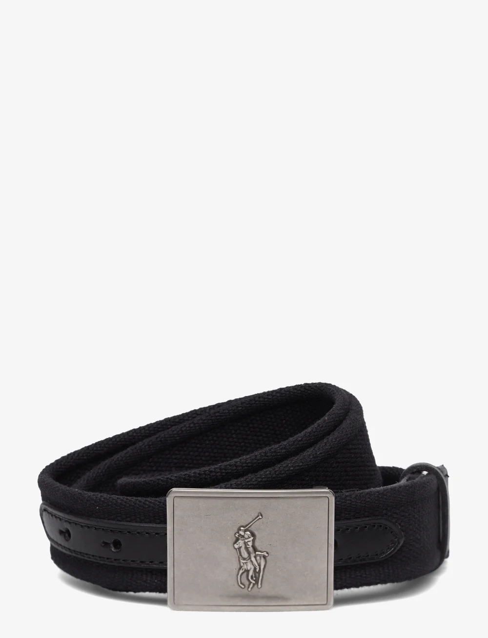 Polo Ralph Lauren Web smooth Leather pp Plaque blt me Belts