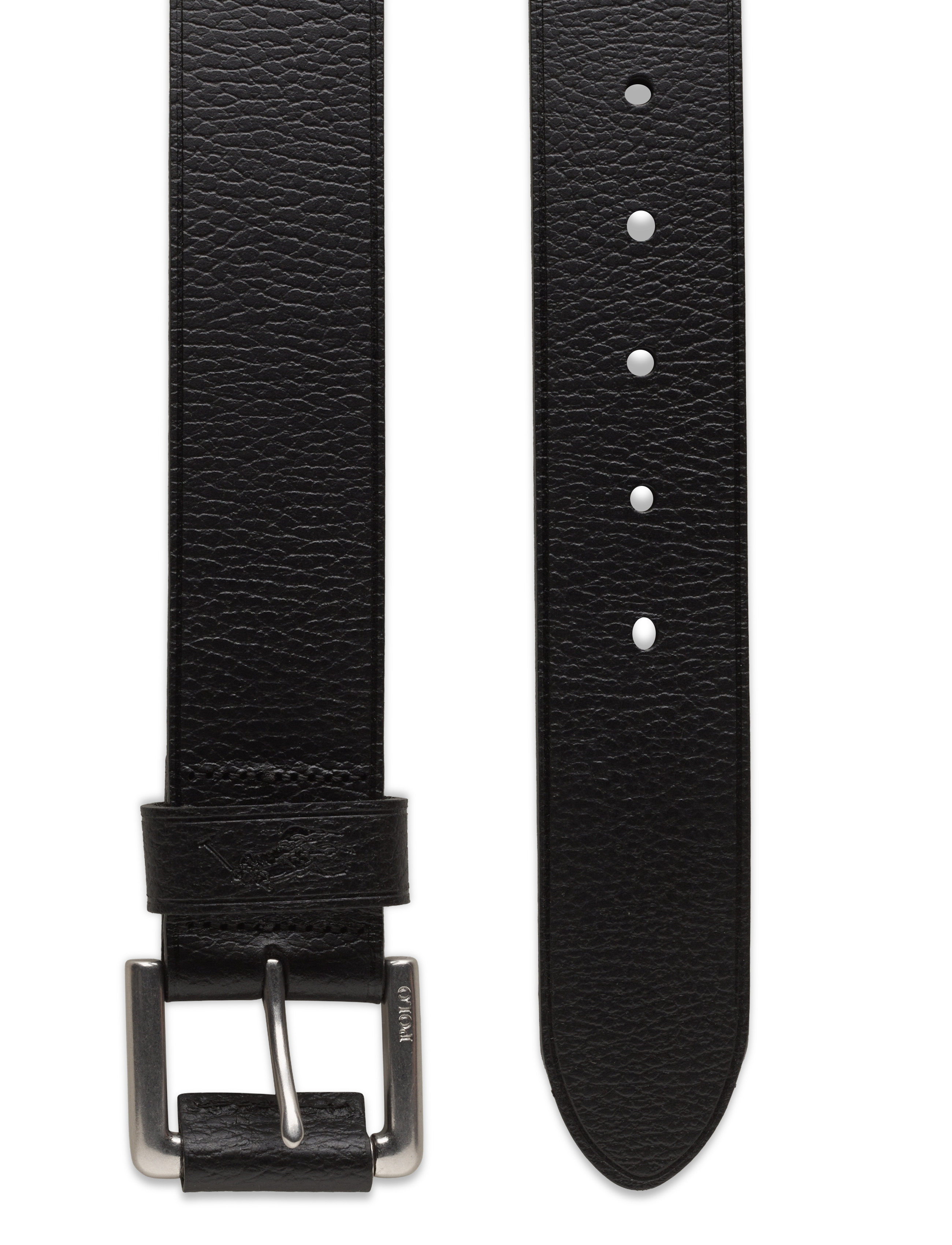 Polo Ralph Lauren - PEBBLED LEATHER-POLO KEEP BT-BLT-ME - klassiska skärp - black - 1