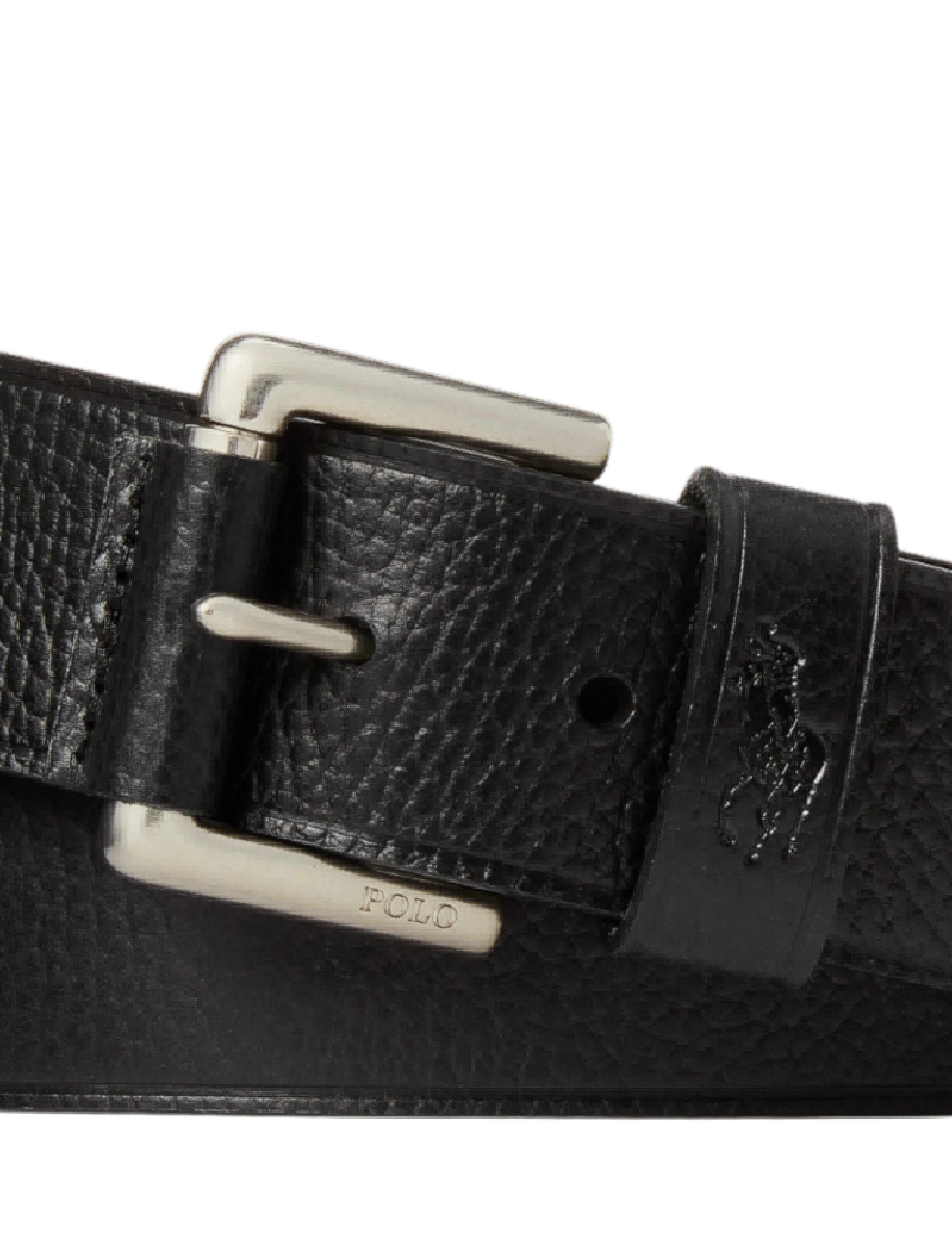 Polo Ralph Lauren - PEBBLED LEATHER-POLO KEEP BT-BLT-ME - klassiska skärp - black - 3