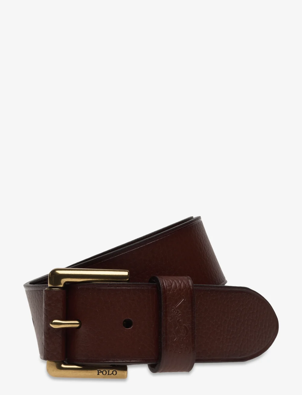Polo Ralph Lauren - Signature Pony Leather Belt - klassisch gürtel - brown - 0
