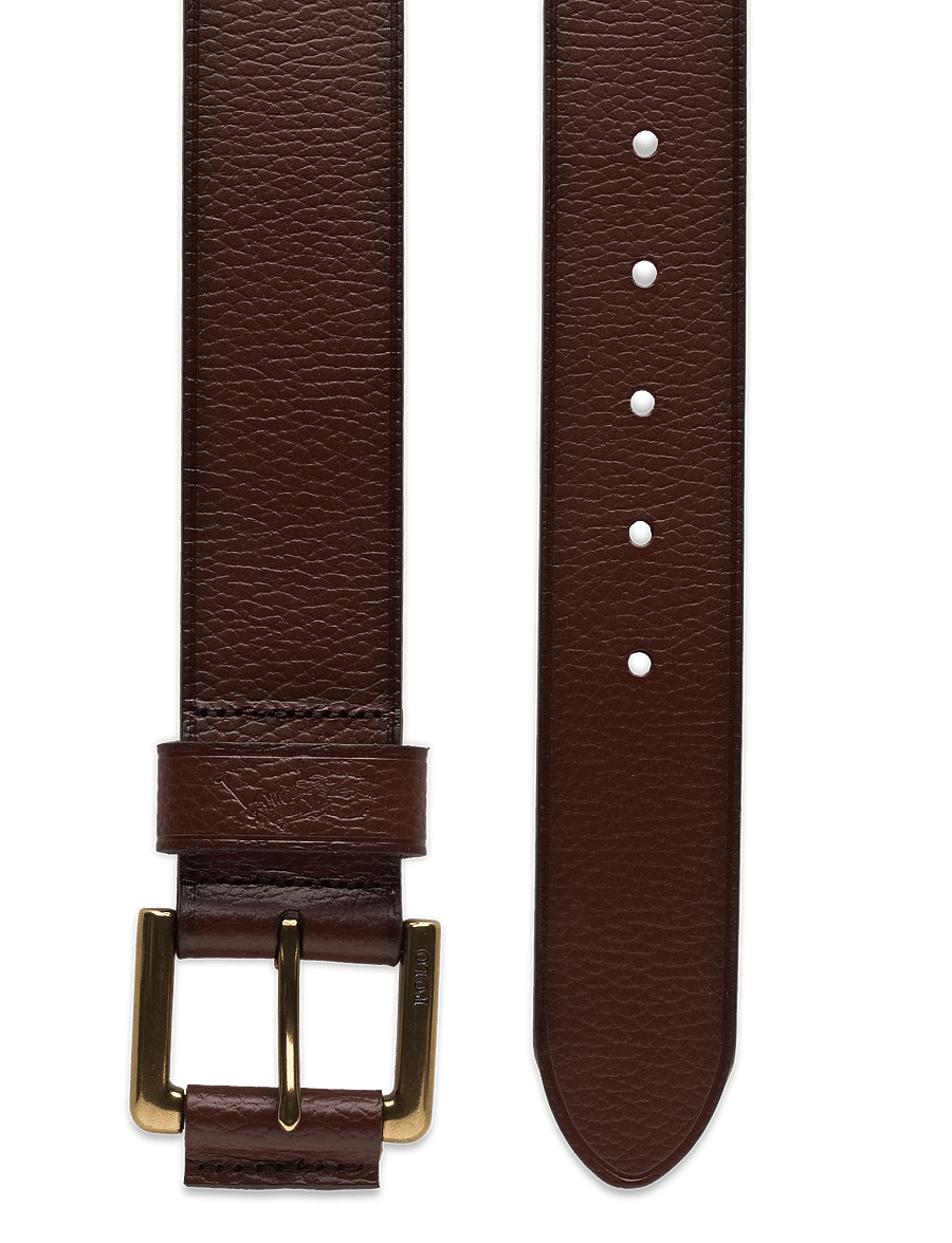 Polo Ralph Lauren - Signature Pony Leather Belt - brown - 1