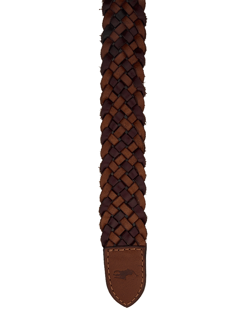 Polo Ralph Lauren - Braided Leather Belt - geflochten gürtel - saddle/dark brown - 2