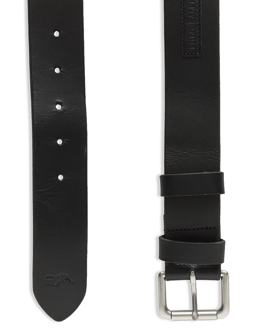 Polo Ralph Lauren - Leather Roller-Buckle Belt - klassisch gürtel - black - 1