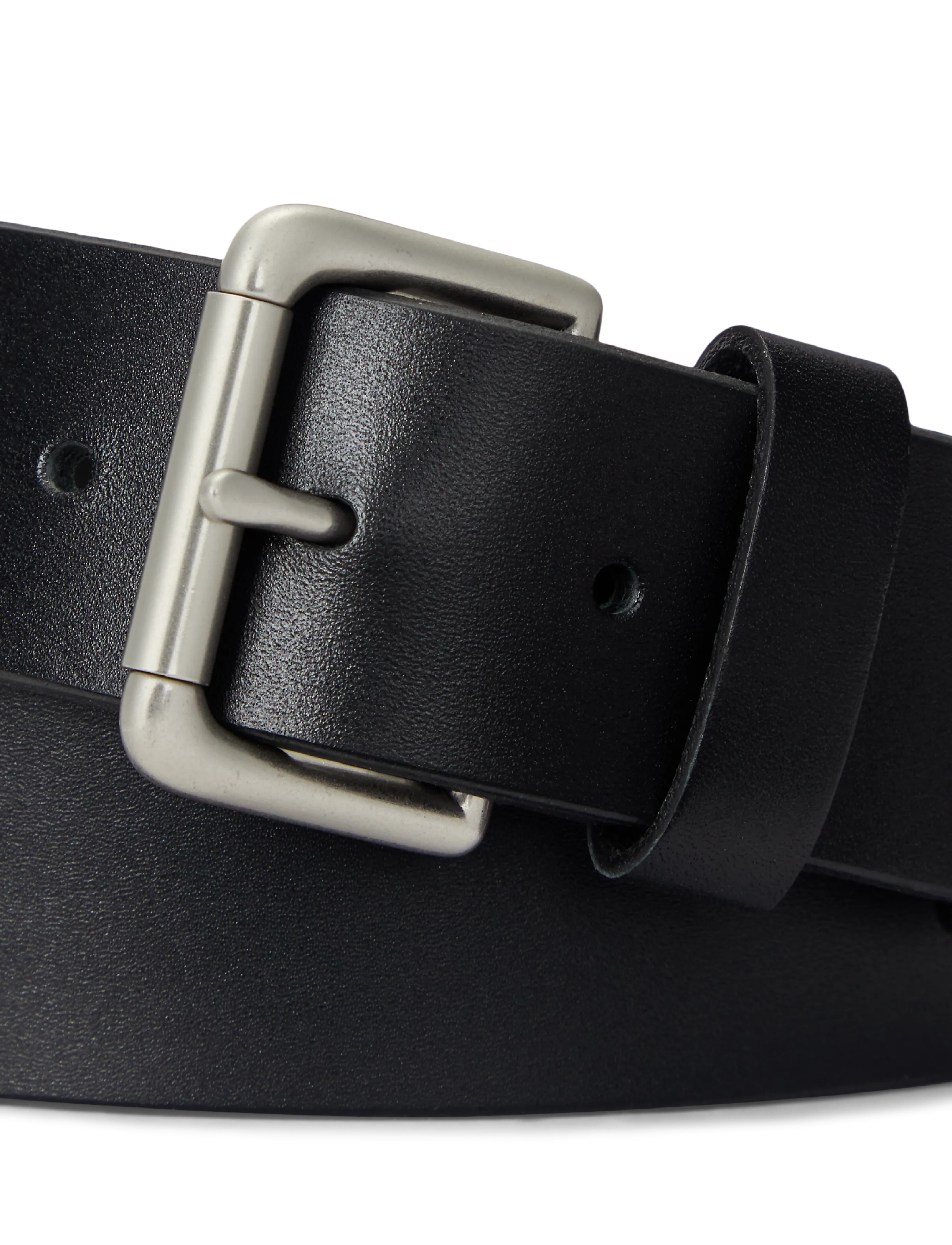 Polo Ralph Lauren - Leather Roller-Buckle Belt - classic belts - black - 2
