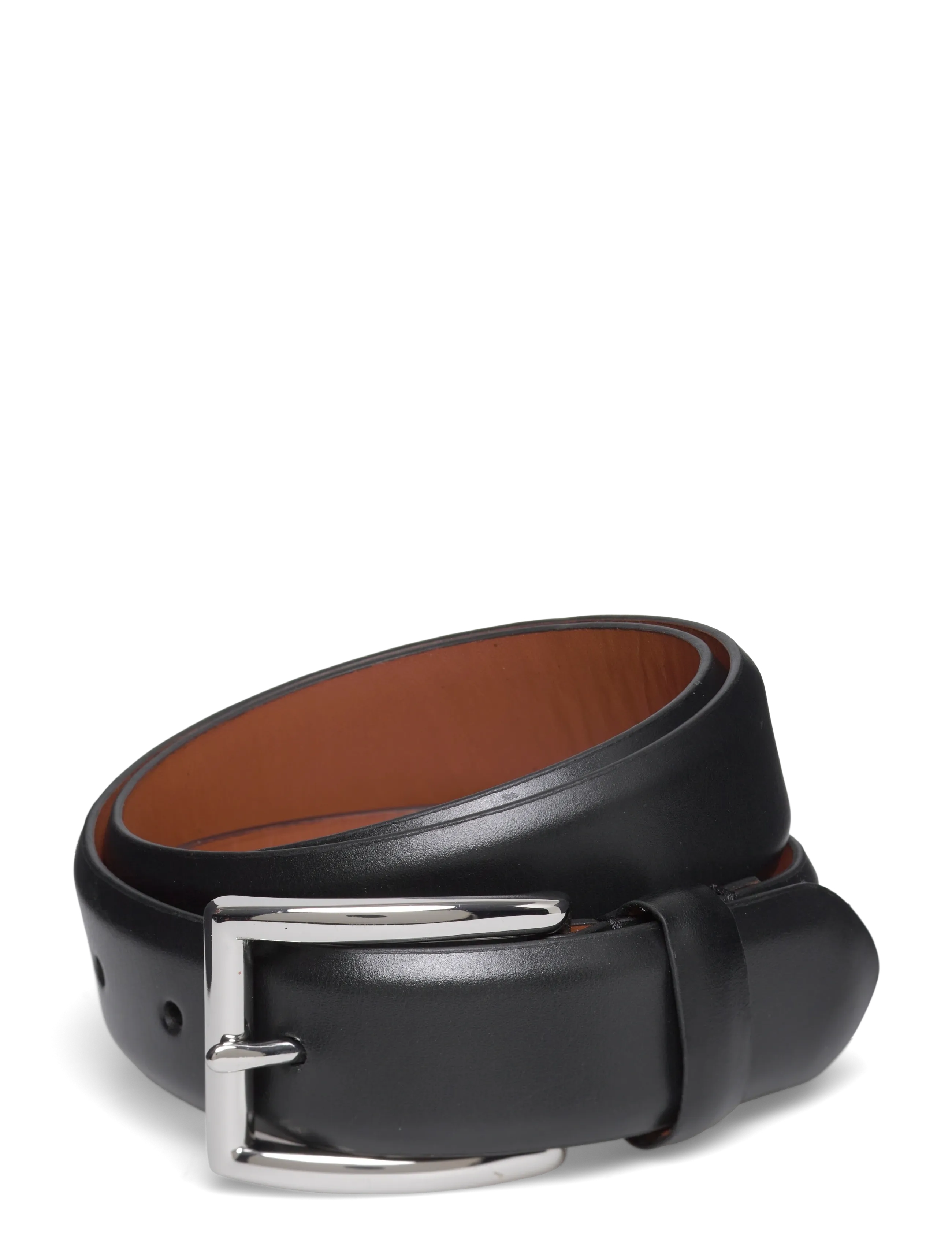 Polo Ralph Lauren Leather Dress Belt, 42, Belts, Schwarz - Classic Männerswear