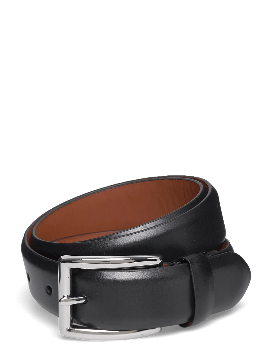 Polo Ralph Lauren - Leather Dress Belt - klassikalised vööd - black - 0