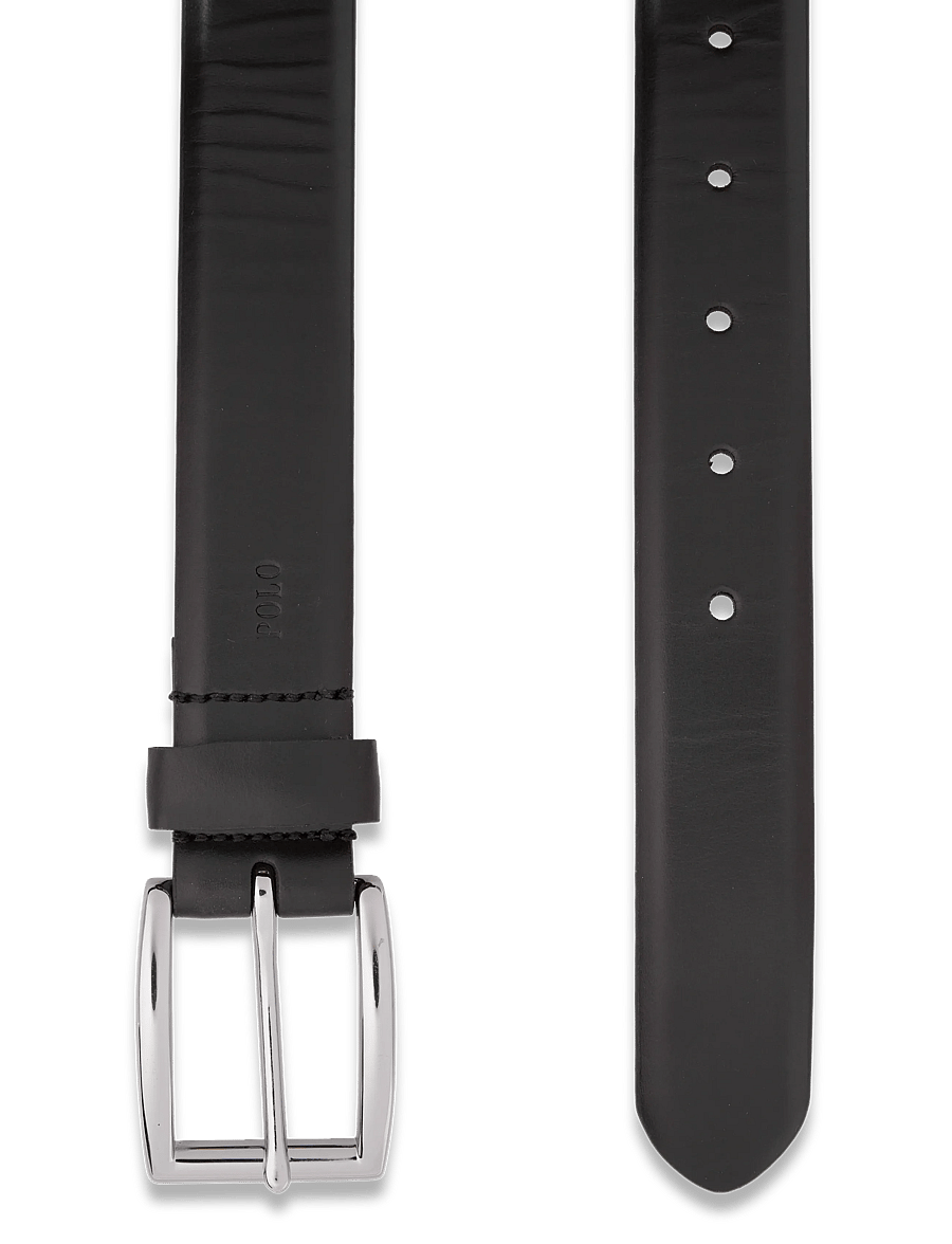 Polo Ralph Lauren - Leather Dress Belt - klassikalised vööd - black - 1