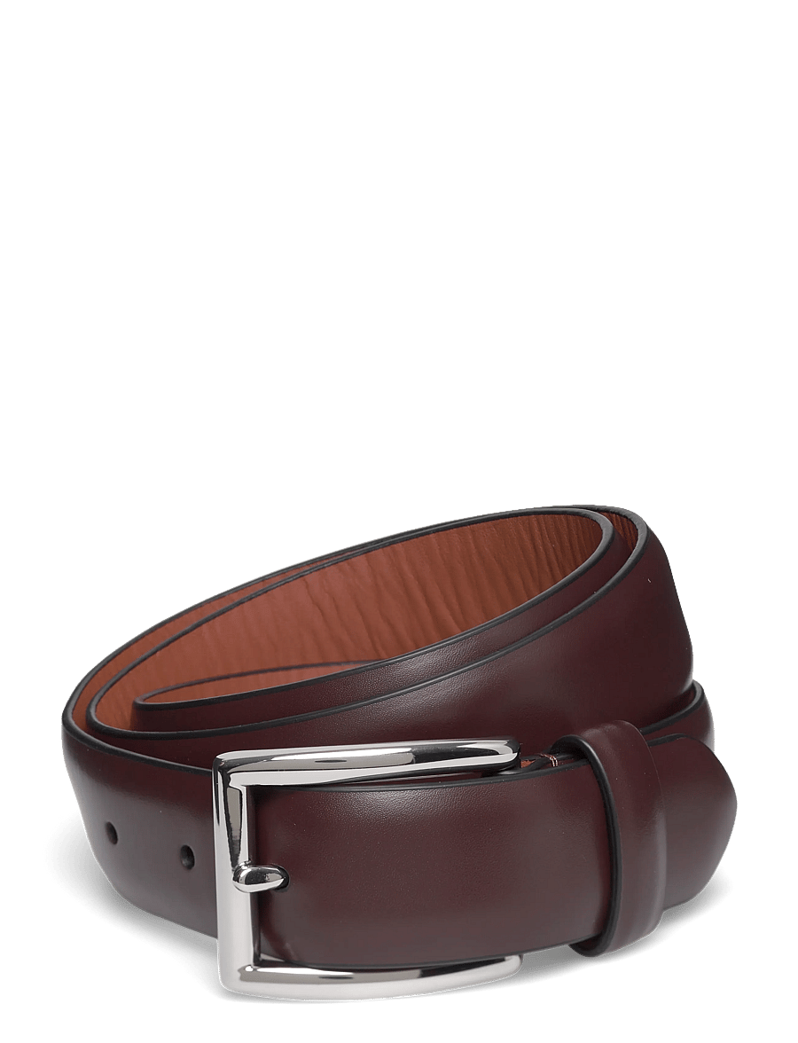 Polo Ralph Lauren - Leather Dress Belt - klassiske bælter - brown - 0